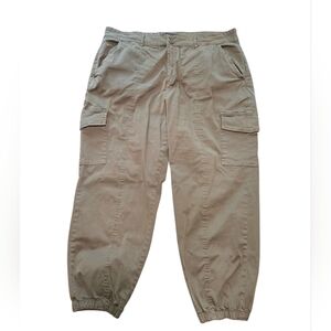 Santuary Women's Jogger Cargo Pants, Olive Green 18W
